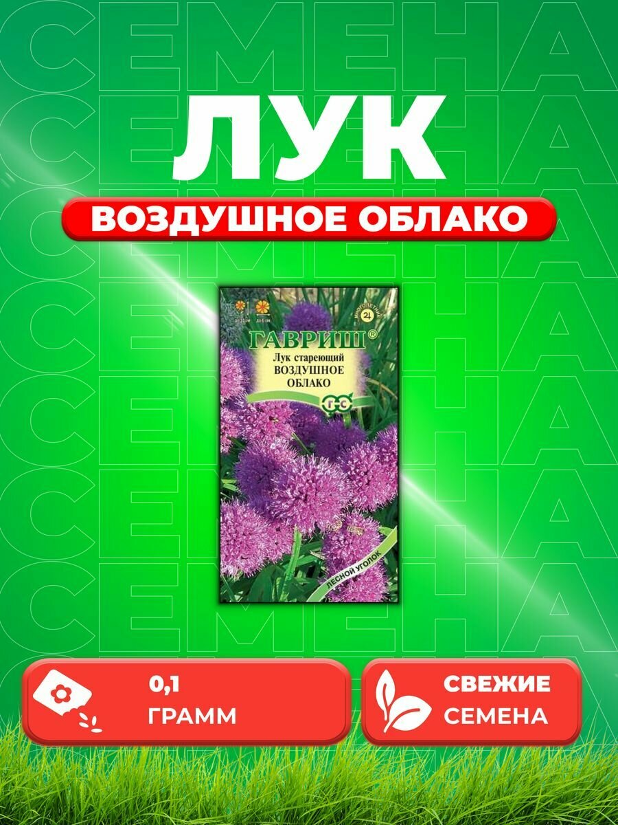 Лук стареющий (декоративный) Воздушное облако, 0,1г