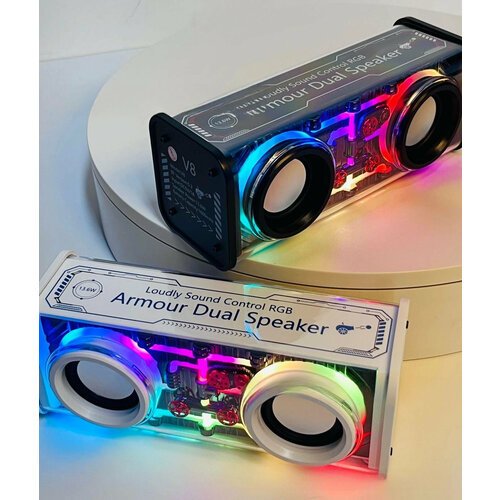 Беспроводная Bluetooth колонка портативная прозрачная 136 Вт 144900₽