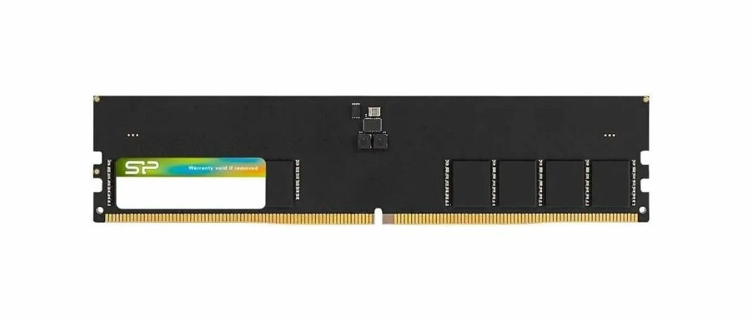 Память DDR5 32GB 4800MHz Silicon Power SP032GBLVU480F02 RTL PC5-41600 CL40 DIMM 288-pin 1.1В dual rank Ret