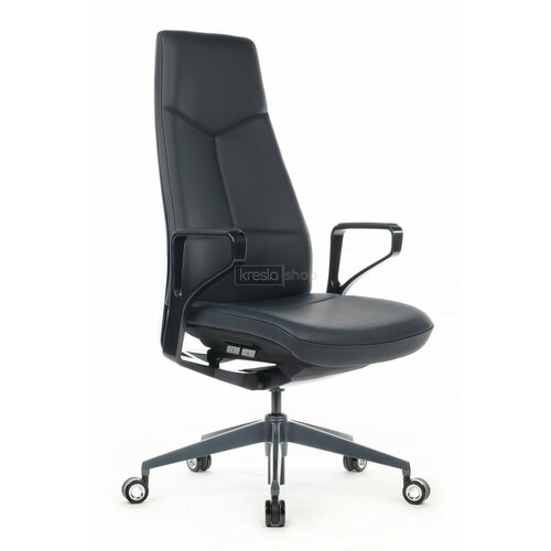 Кресло для руководителя Riva Design Zen 01E синяя кожа