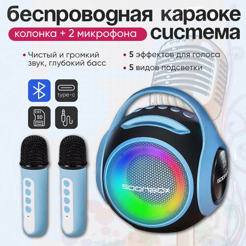 Soonbox колонка беспроводная голубая 515000₽