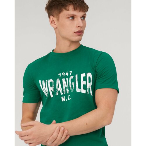 Футболка Wrangler, размер L, зеленый