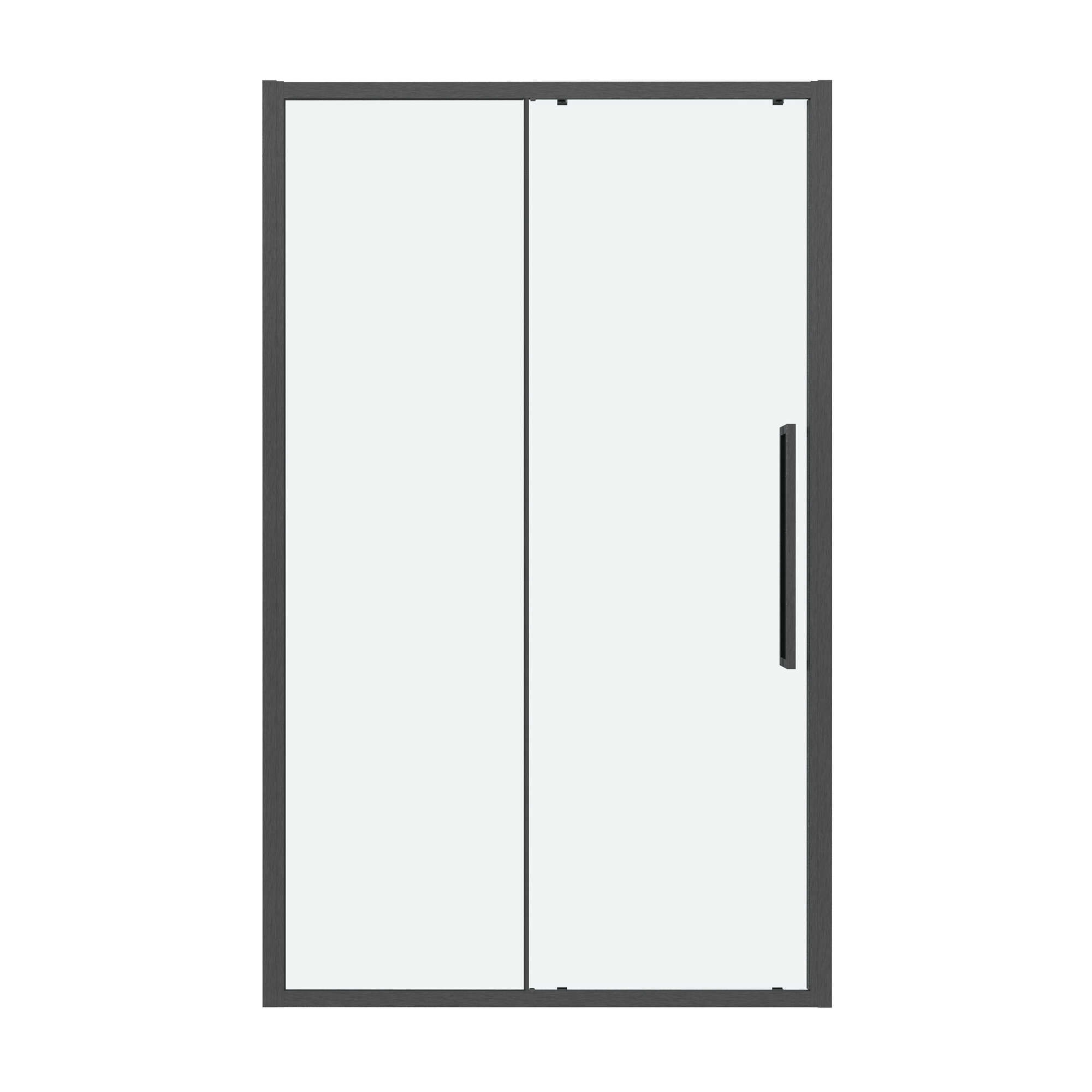 Душевая дверь Grossman Cosmo 110x195 100. K33.02.110.42.00 стекло прозрачное, профиль графит сатин