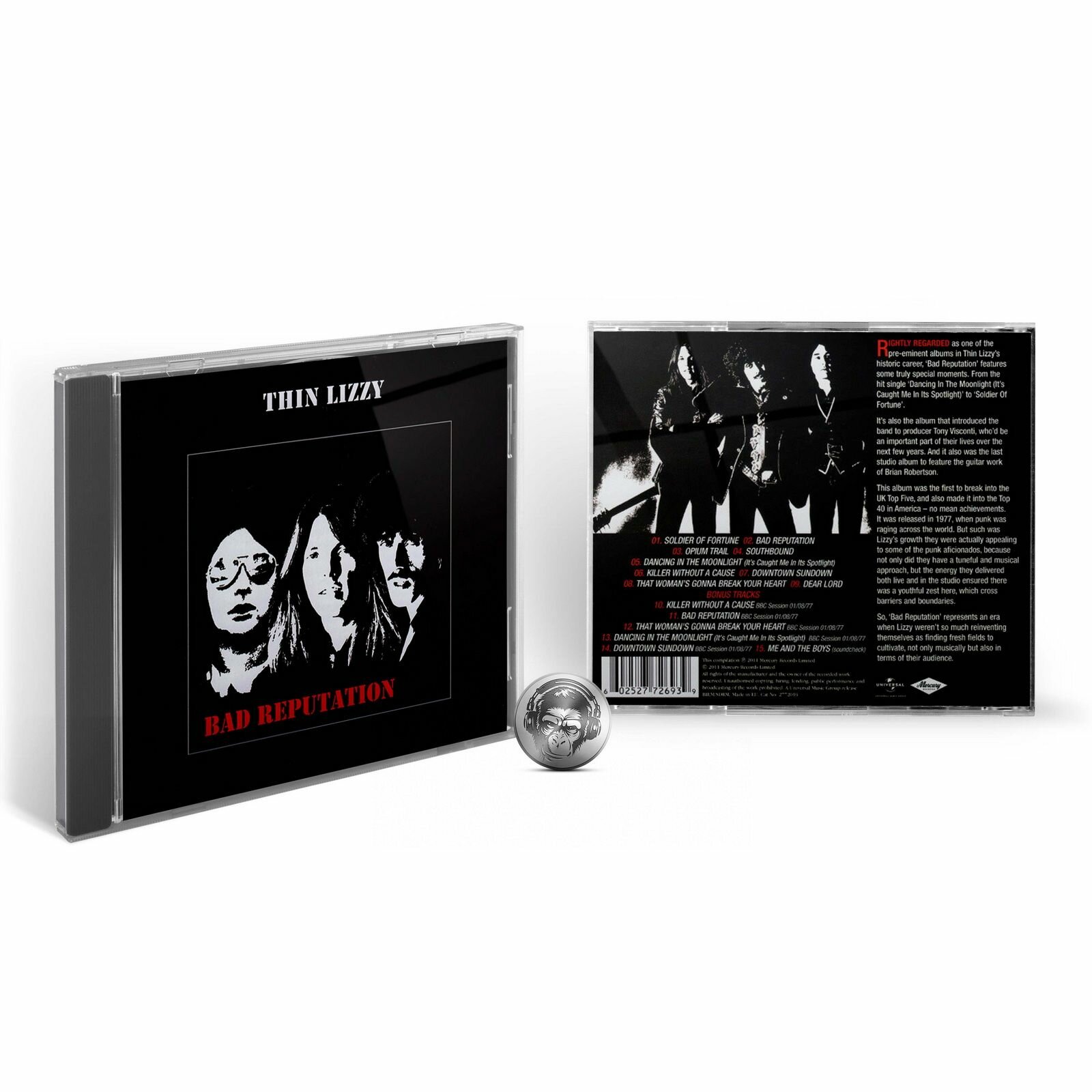 Thin Lizzy - Bad Reputation (1CD) 2011 Mercury, Jewel Аудио диск