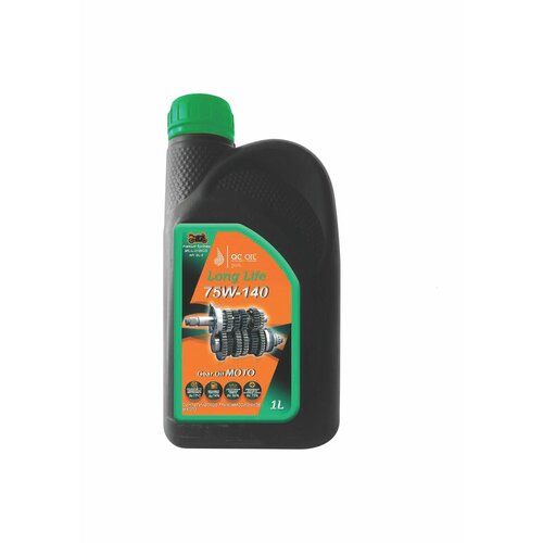 Трансмиссионное масло 75W-140 GL-5 MOTO 4T QC OIL Long Life синтетическое плакирующее, канистра 1л