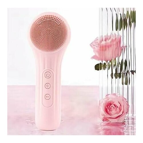 Звуковая щетка для очищения лица Звуковой силиконовый скрабер для чувствительной кожи Водонепроницаемая электрическая щетка для очищения лица 309900₽