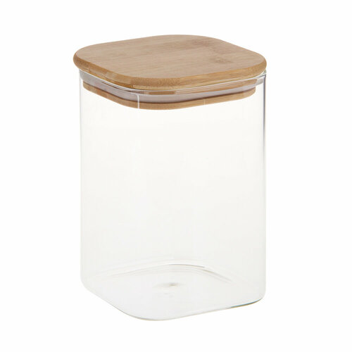 VETTA ЭКО Банка для хранения 145х10х10см 1000мл стекло бамбук 556₽