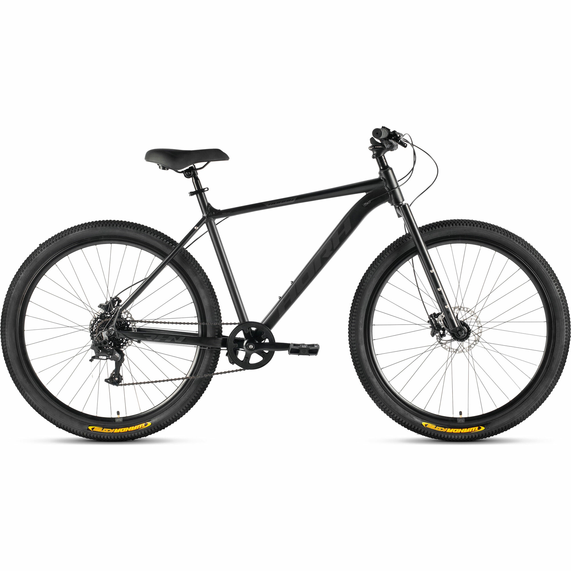 Велосипед горный HORH ROHAN RHD 9.1R 29" (2024), ригид, взрослый, мужской, алюминиевая рама, 8 скоростей, дисковые гидравлические тормоза, цвет Black-Grey, черный/серый цвет, размер рамы 19", для роста 180-190 см