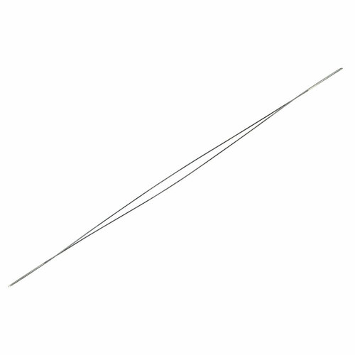 Игла бисерная, 57мм, Beadalon, гибкая, с большим ушком, нержавеющая сталь