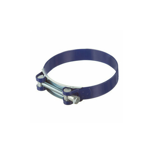 Хомут силовой Hard-Fix 113-121 мм оцинкованная сталь с полимерным покрытием одноболтовый