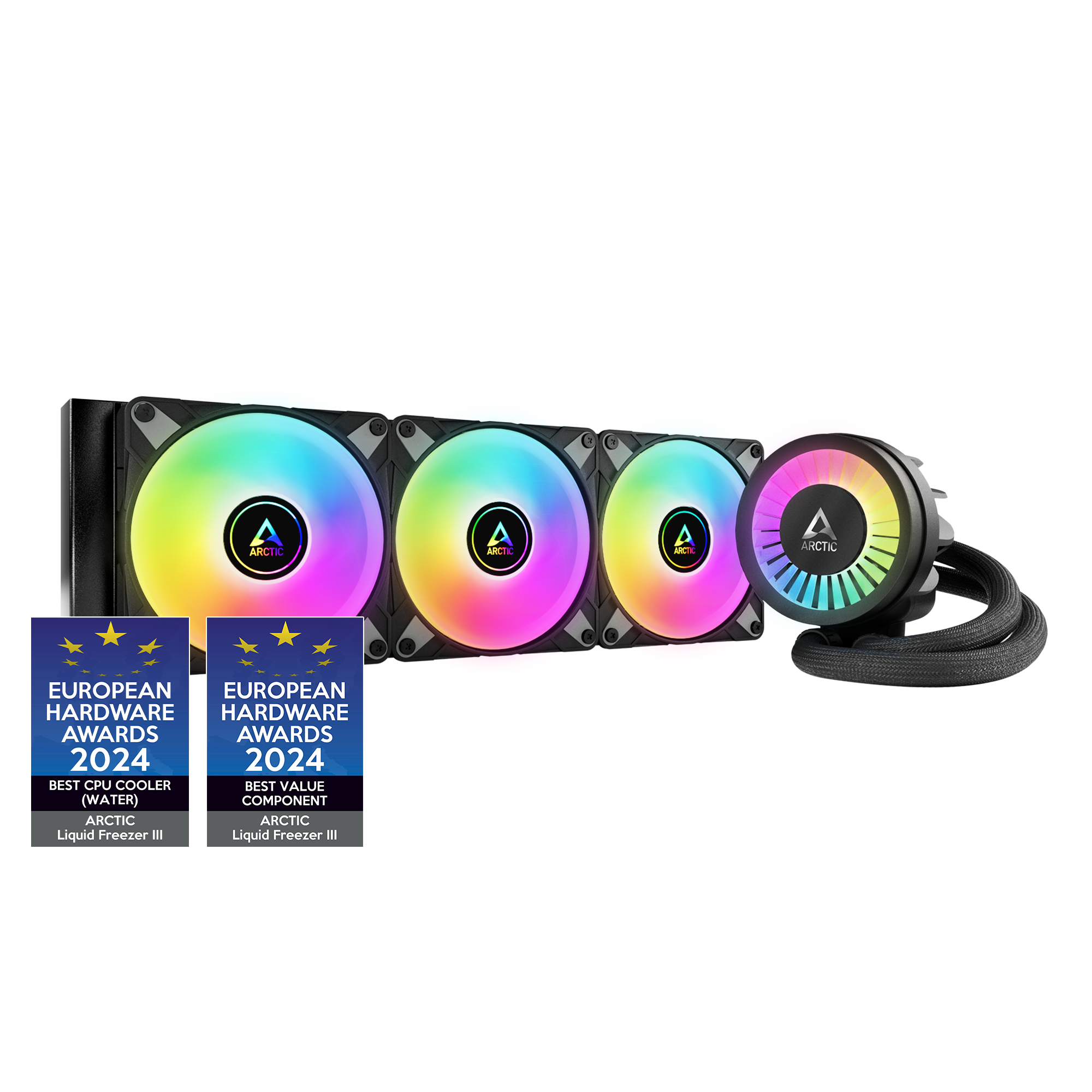 Система Жидкостного Охлаждения ARCTIC Liquid Freezer III 360 A-RGB Black ACFRE00144A — фото 1