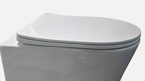 Изображение товара Крышка-сиденье для унитаза Ceruttispa ADIGE, ADIGE Aria, TICINO Aria Белая с микролифтом, дюропласт