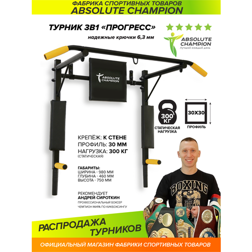 Absolute Champion Прогресс черный/желтый черный, желтый