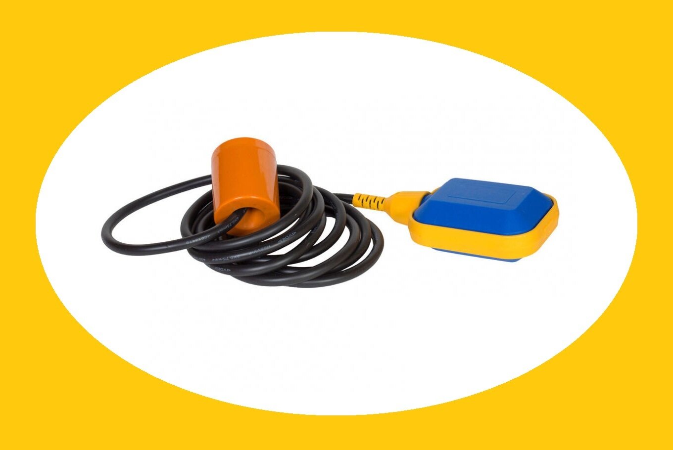 Поплавковый выключатель уровня воды VIEIR модель - VER27 (длина кабеля 3м.)