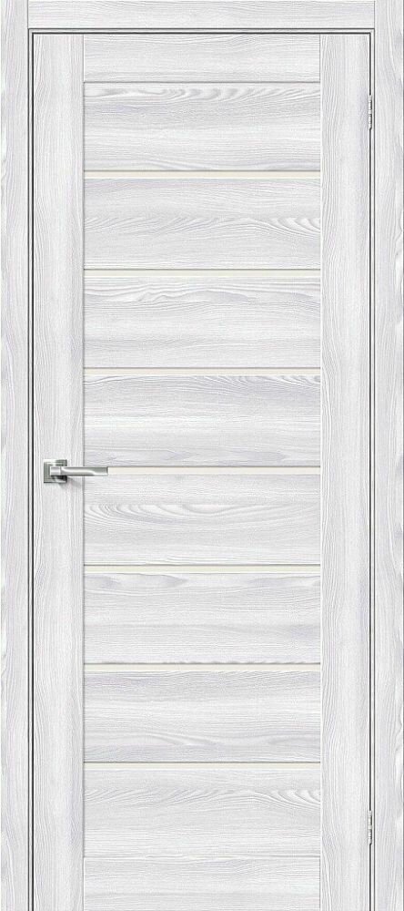 Межкомнатная Дверь с Экошпоном Bravo Браво-22 Riviera Ice / Magic Fog 600x2000мм (Полотно 1шт) / Браво.