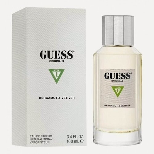 Изображение товара Парфюмерная вода GUESS Originals Tape 1 "Bergamot & Vetiver" унисекс 100мл