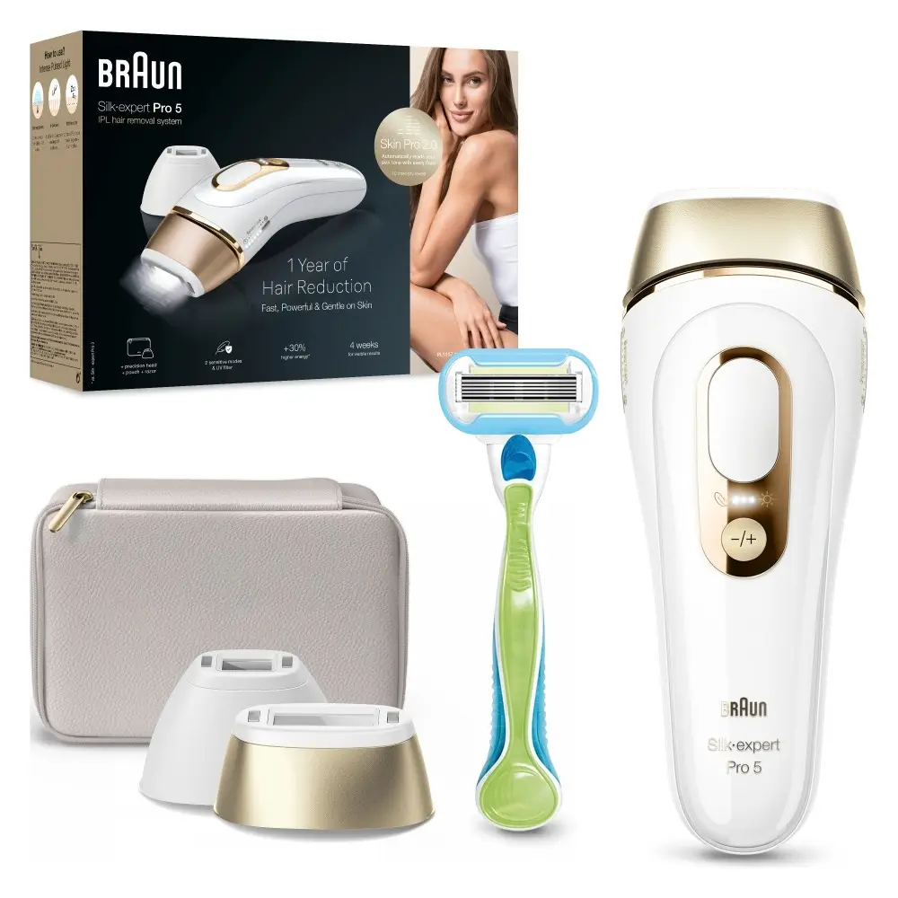 Фотоэпилятор Braun PL5152 Silk Expert Pro 5 с бритвой Venus Extra