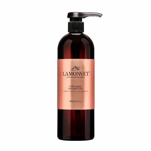 Гель парфюмированный для душа, лист смородины и ветивер / LAMONNET 750 мл