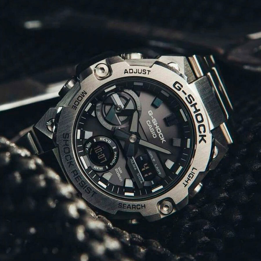 Наручные часы CASIO G-Shock, серебряный — фото 1