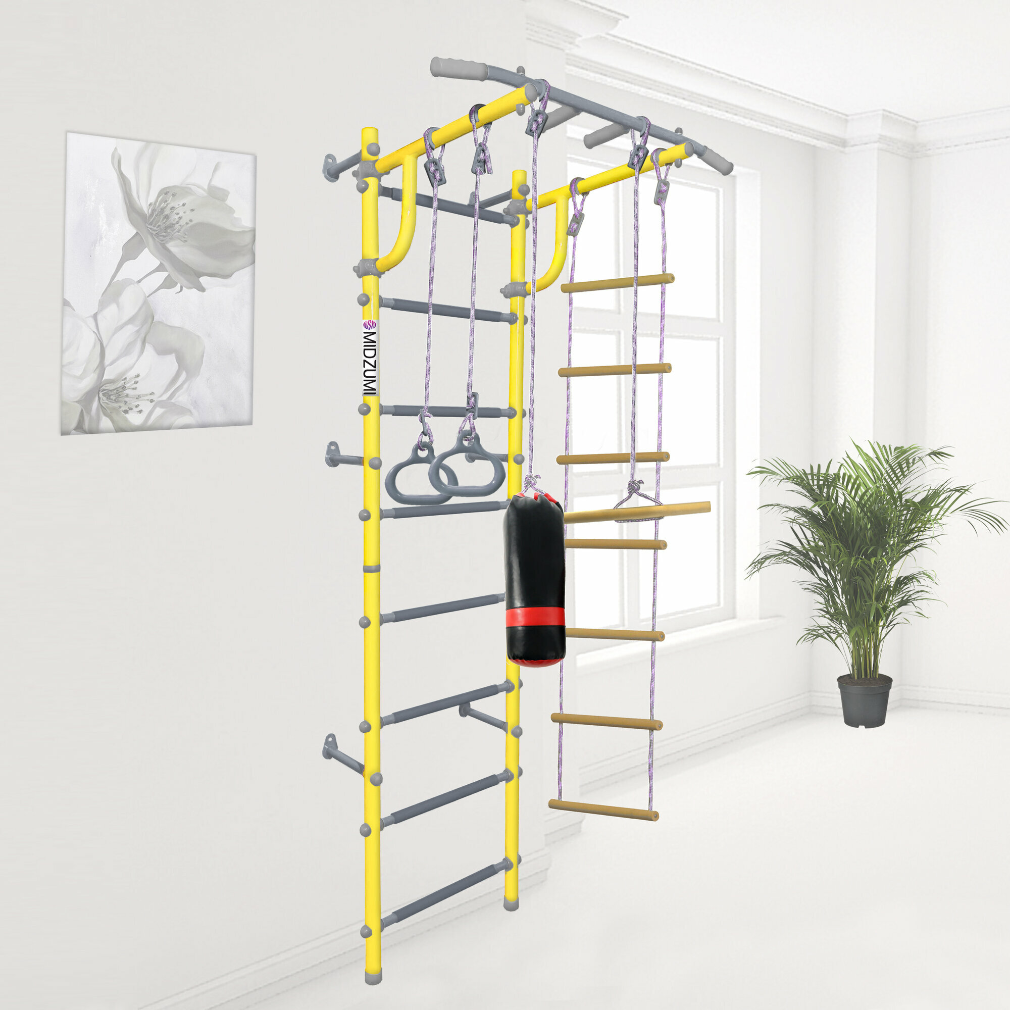 Шведская стенка Midzumi Banji Kabe Boxing (лимонный пай)