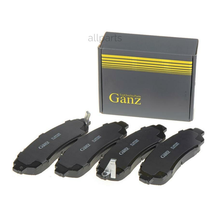 GANZ GIJ09200 Колодки передние EXEED TXL GANZ GIJ09200