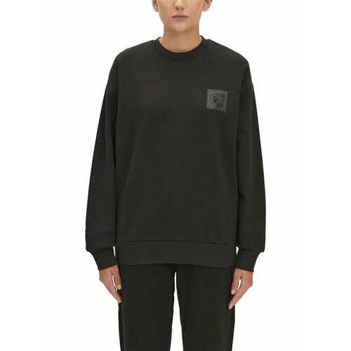 фото Свитшот lumberjack crewneck box logo, размер s, , чёрный