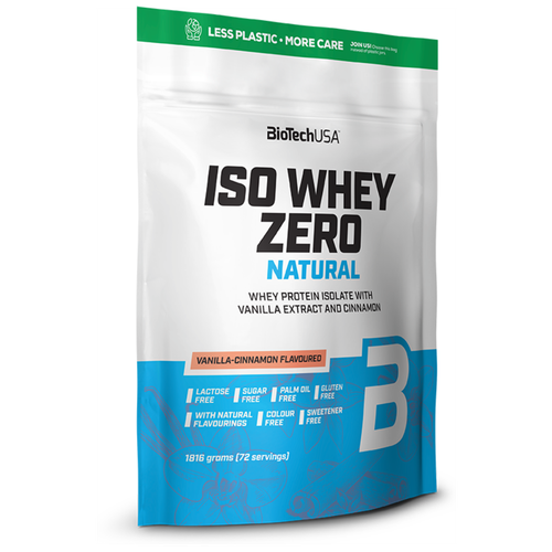 BioTechUSA Iso Whey Zero NATURAL 1816 гр., булочка с ванилью и корицей