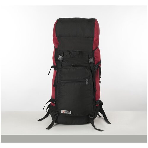 фото Рюкзак туристический, 60 л, отдел на шнурке, наружный карман, 2 боковые сетки, цвет чёрный (1 шт.) promarket