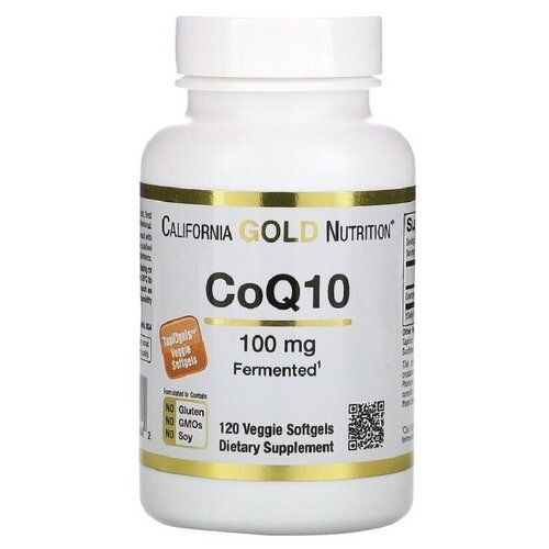 California Gold Nutrition CoQ10 100 мг 120 капс (California Gold Nutrition)