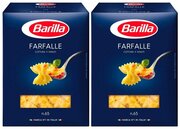 Макароны Barilla бантики Farfalle n.65, из твёрдых сортов пшеницы, 400 г, набор 2 упаковки.