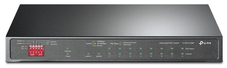 Коммутатор TP-LINK TL-SG1210MP