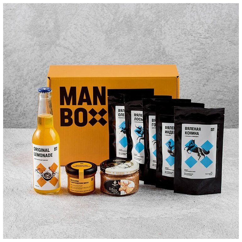 Подарочный мужской набор Гурман коробка сюрприз вкусный подарок мужчине