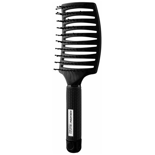 Keratin Complex Щетка изогнутая продуваемая Black Vent Brush Boxed, 1 шт