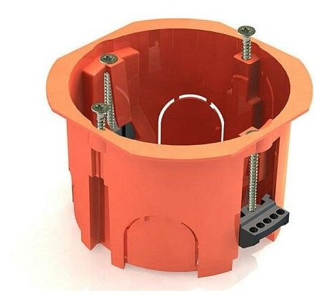 Коробка установочная для полых стен скрытой установки d65мм h45мм IP20 GE40022 Greenel (50шт)