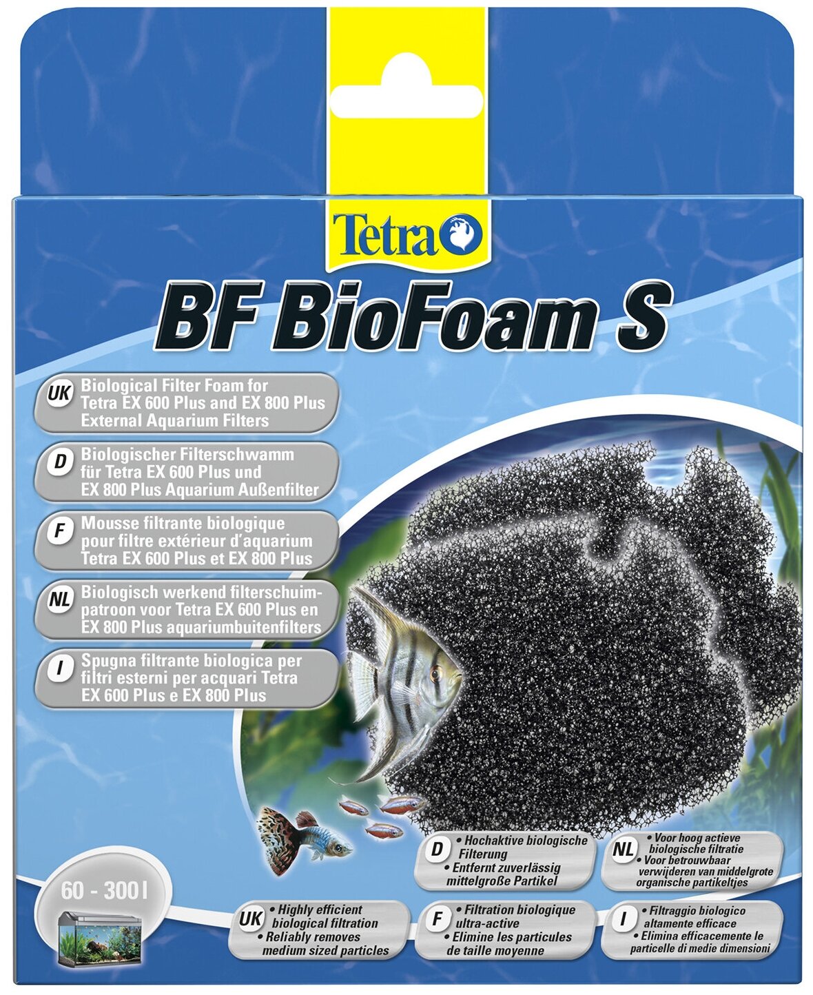 Набор губок Tetra BF BioFoam S (2шт), подходит для EX 400- EX 1000