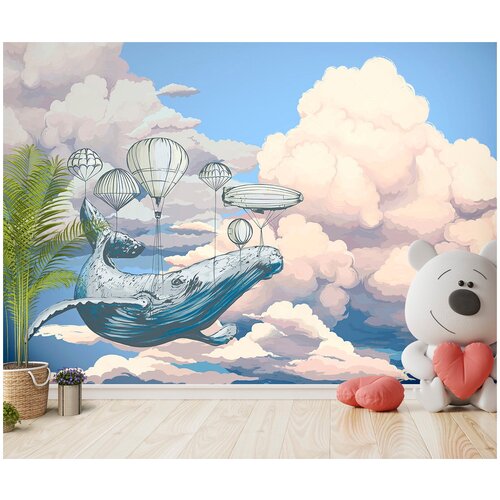 Фотообои 3d на стену флизелиновые детские Luxury Walls AM07304 Кит 400х270 см 9500₽