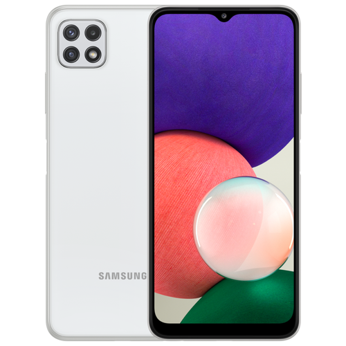 Смартфон Samsung Galaxy A22 5G 4/64 ГБ, белый