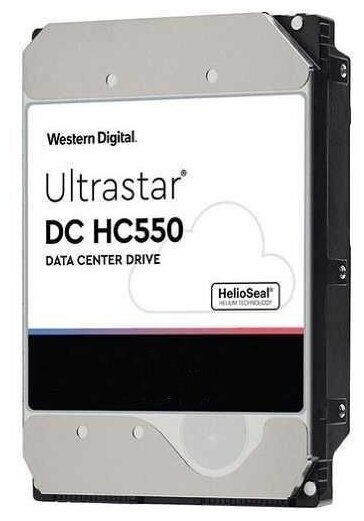 Жесткий диск WD Ultrastar DC HC550 , 16ТБ, HDD, SAS 3.0, 3.5" [0f38357] - фото №1