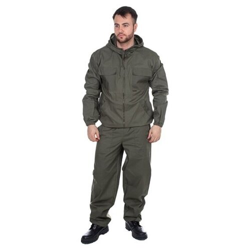 Костюм тактический мужской летний Huntsman Стрелок: туристический, рыболовный, для охоты, ткань смесовая, цвет хаки (р.48-50/170-176)