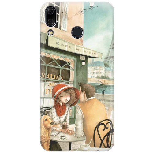 фото Re:pa накладка transparent для asus zenfone 5z (zs620kl) с принтом "sweet paris"