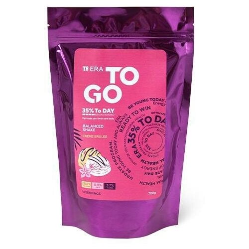 фото Протеиновый коктейль t8 to go creme brulee (tayga 8) на основе горохового протеина, мст-масла, кокосового молока и витаминами. кето, 700 г tayga8