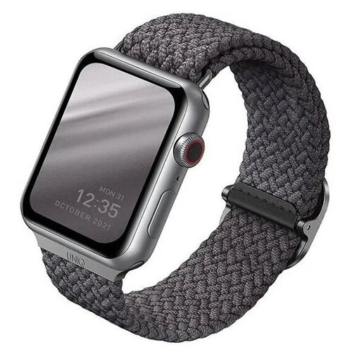 Ремешок Uniq Aspen Strap Braided для Apple Watch 38/40/41 мм серый (40MM-ASPGRY)