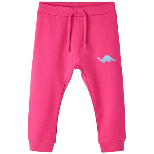 name it, брюки для девочки, цвет: пурпурный, размер: 110 цвета фуксия
