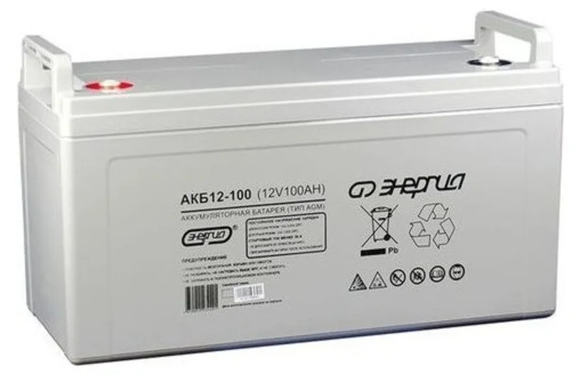 Аккумулятор энергия АКБ 12-100 / Аккумулятор для ИБП