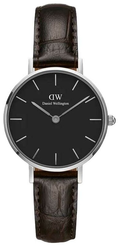 Наручные часы Daniel Wellington Petite, серебряный, коричневый