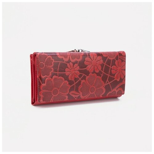 фото Кошелёк на магнитах, цвет красный нет бренда