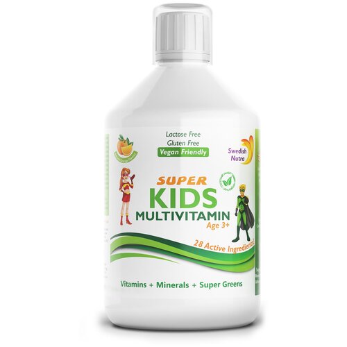 Витамины Swedish Nutra Super Kids Multivitamin 500 мл