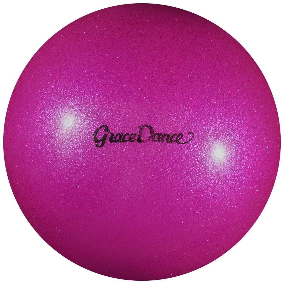 Мяч для художественной гимнастики Grace Dance блеск, 18,5 см, 400 г, цвет розовый