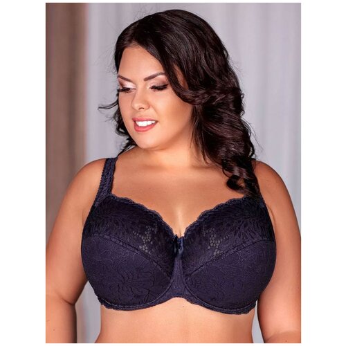 фото Бюстгальтер lady lux, размер 90b, антрацит