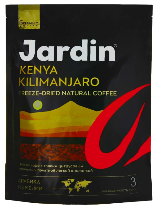 Кофе растворимый Jardin Kenya Kilimanjaro, пакет, 8 уп. по 150 г - фотография № 4
